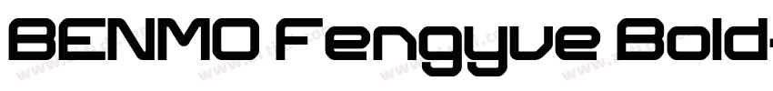 BENMO Fengyue Bold字体转换